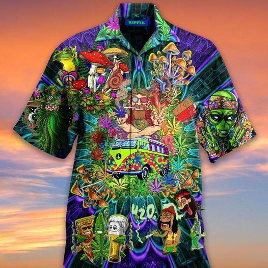 Higozyt Amazing Hippie Unisex Full Size Adult Colorful, Tropical Hawaiian