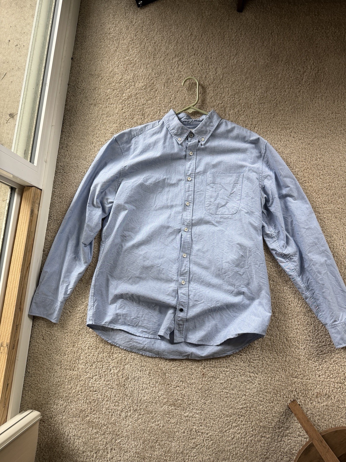 Taylor Stitch Jack In Oxford Light Blue Size 44 Button Down Shirt