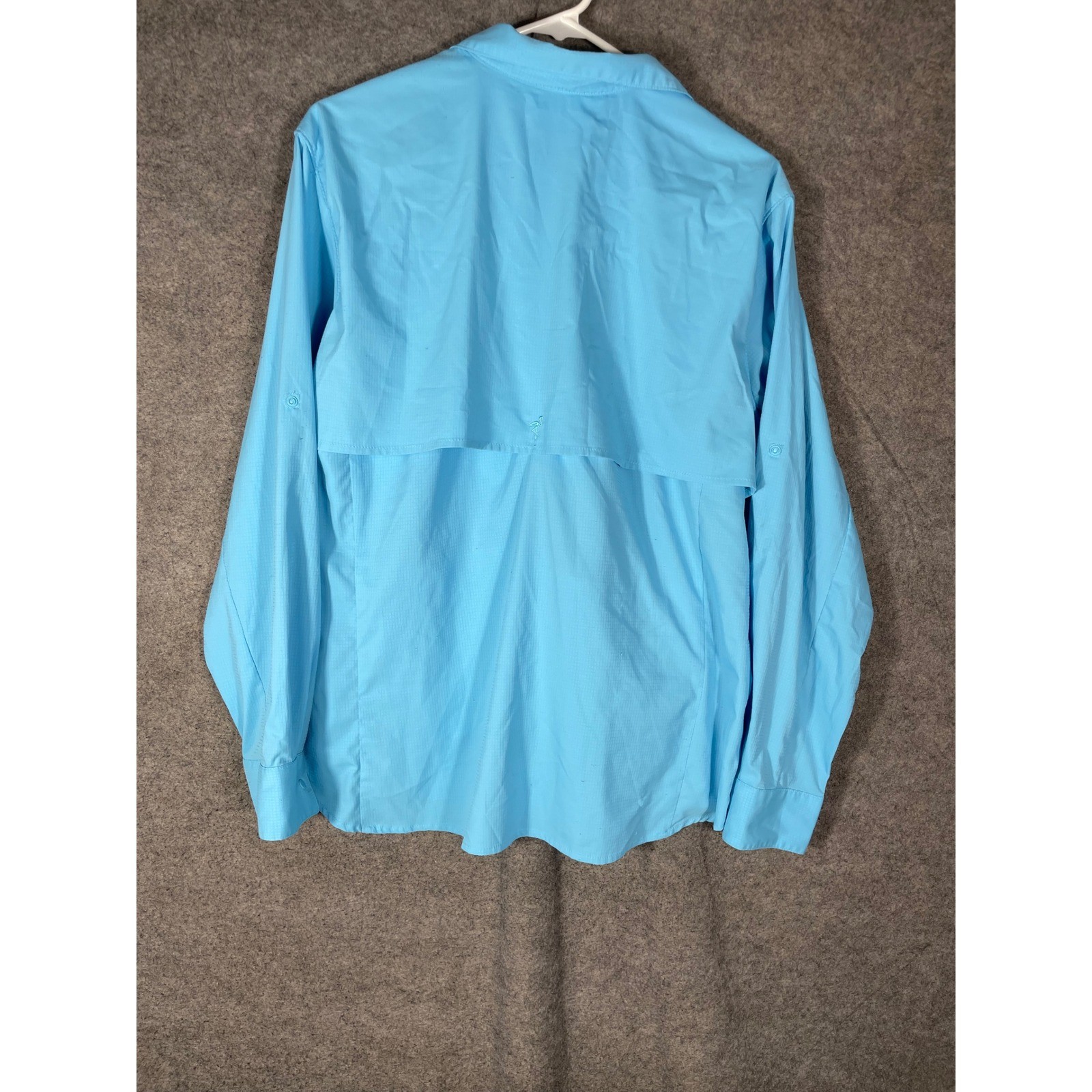Columbia PFG Bahama II Fishing Shirt Mens XXL Blue Long Sleeve Ripstop FL7142