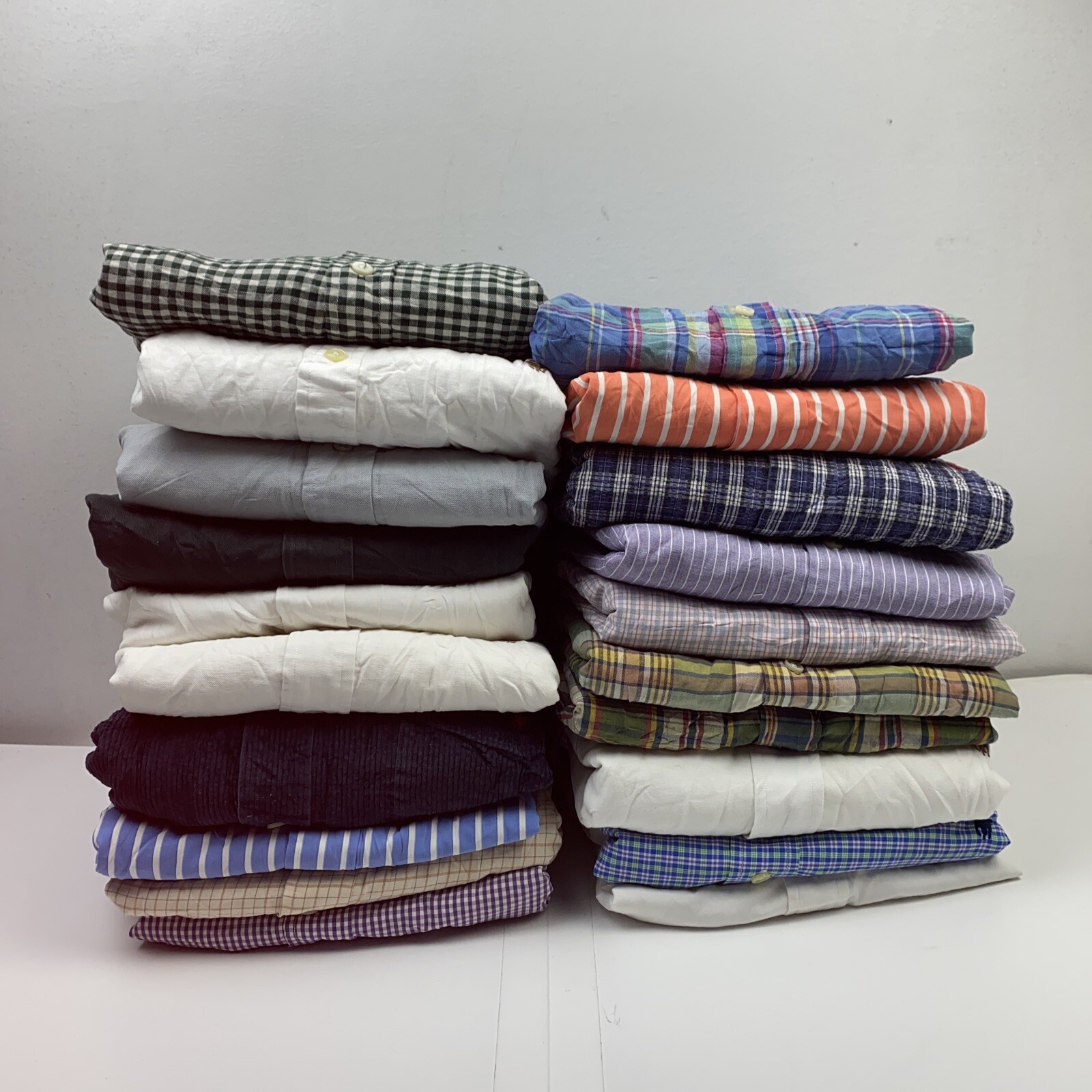 Wholesale Lot of 25 Grade B- Ralph Lauren Men’s Button Up Shirts