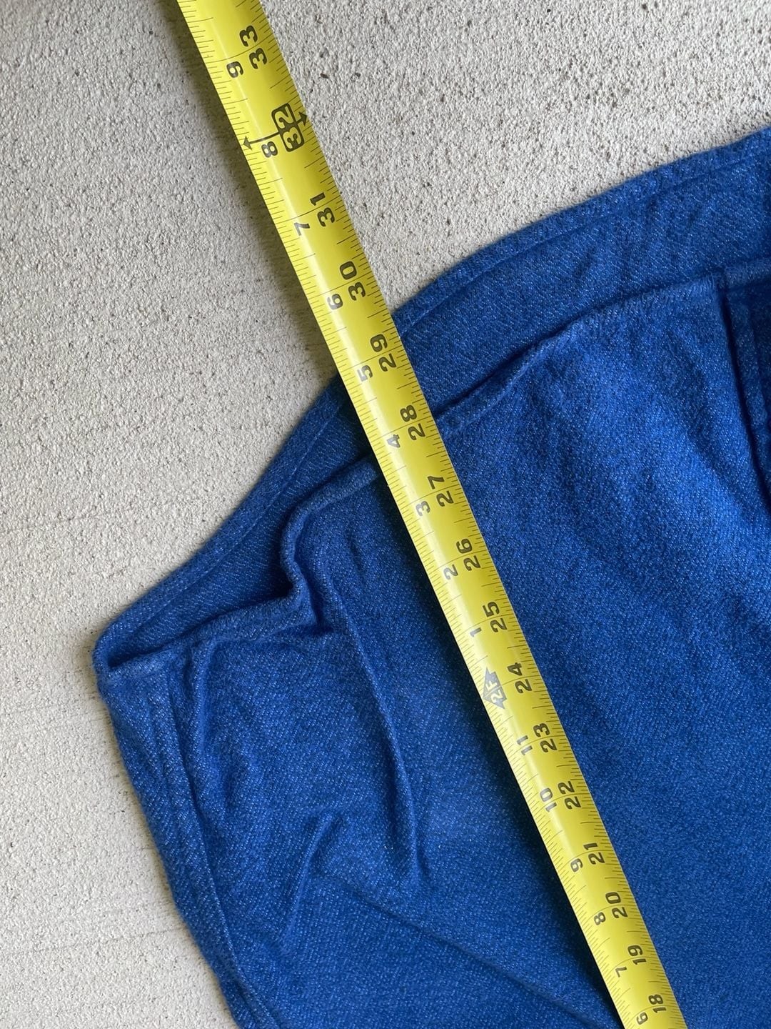Abercrombie & Fitch Men’s Royal Blue Long Sleeve Button-Down Flannel Shirt