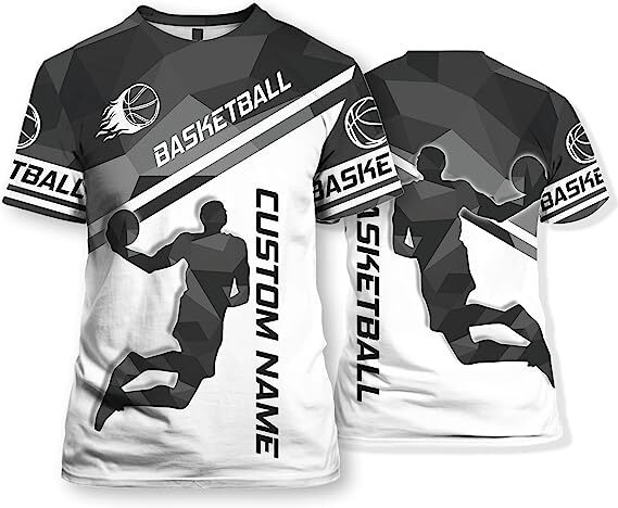 Personalized Basketball 3D Shirt – Basketball Personalized Shirts, Custom 3D Bas