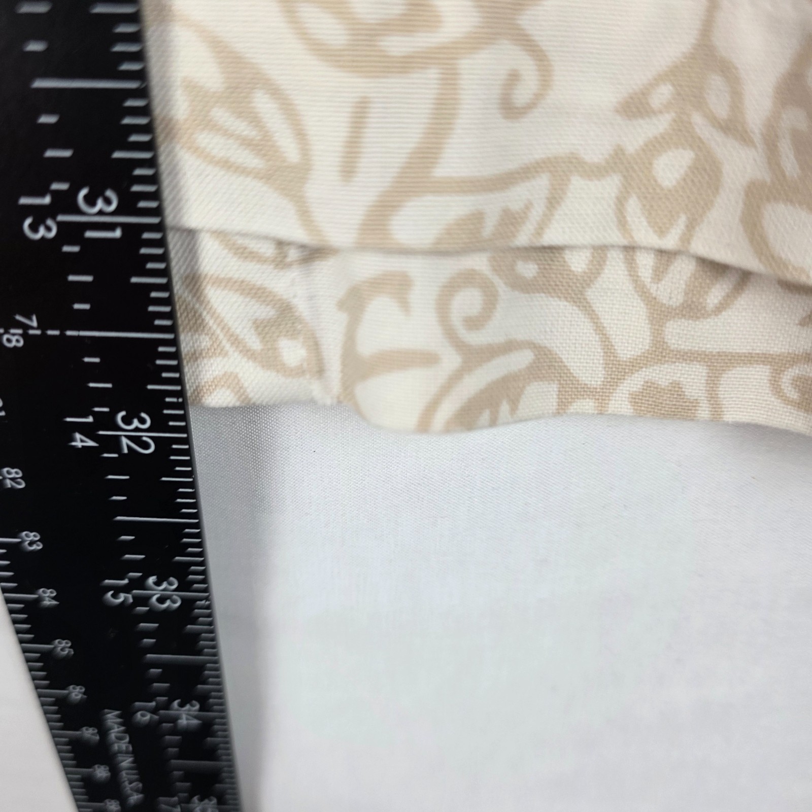 Turnbury Mens Subtle Hawaiian Print Short-Sleeve Shirt XL 100% Cotton Casual