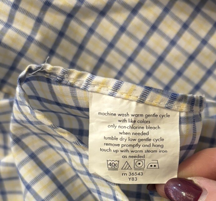 Donald Trump Long Sleeve Button Down None Iron Classic Fit Men’s Sz 15 32/33