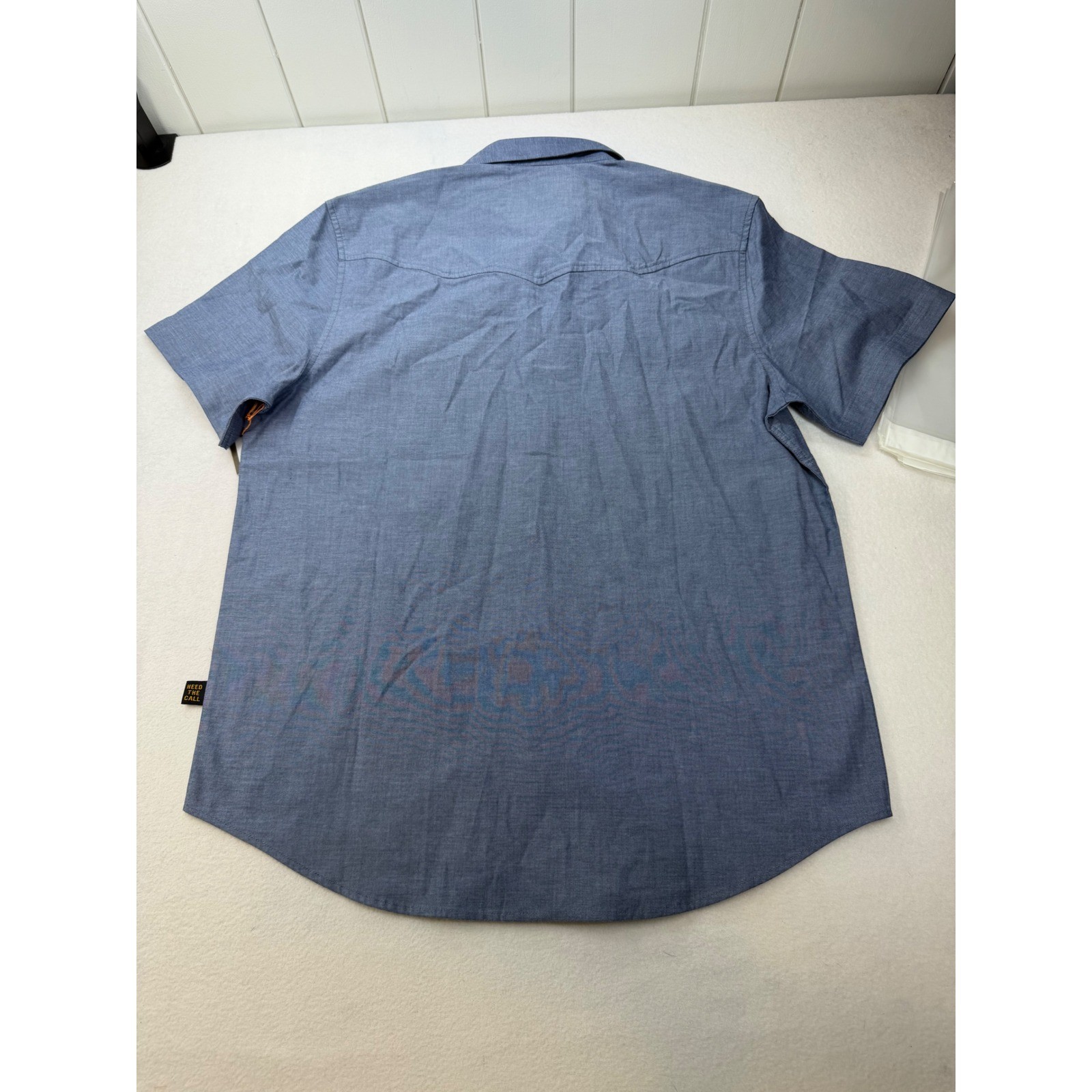 Howler Brothers Men’s Crosscut Deluxe Short Sleeve Shirt Indigo Small NWT