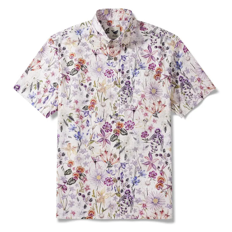 Mens Wedding Hawaiian Shirt Aloha Beach Party