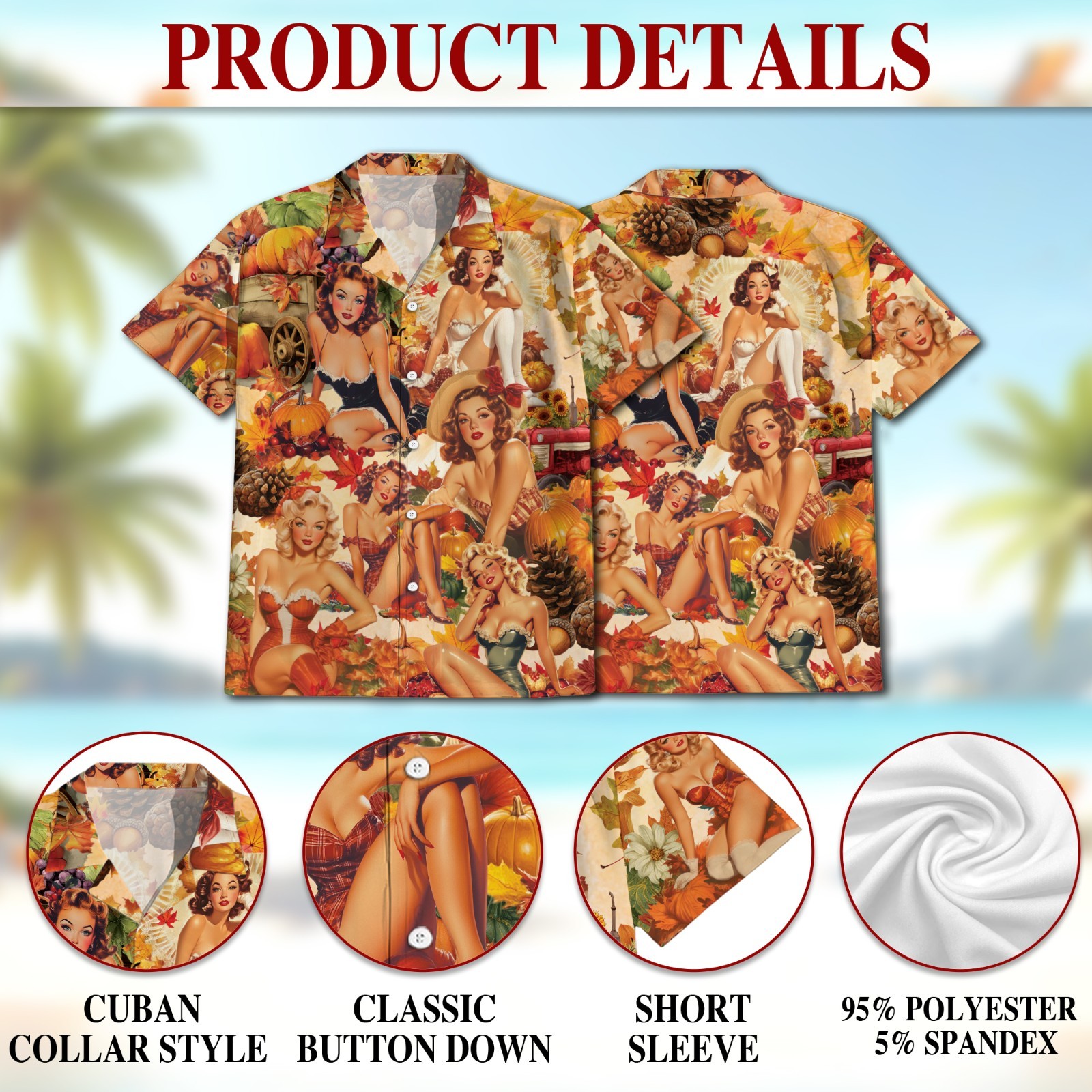 Diamond Head Sunset Hawaiian Shirt Blue Tropical Island Aloha Wear