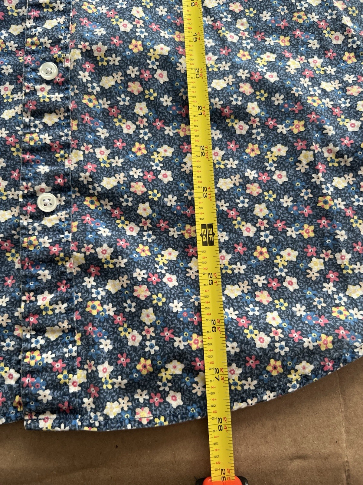 J.Crew New Without Tag Men’s Slim Floral Button down Shirt Size M