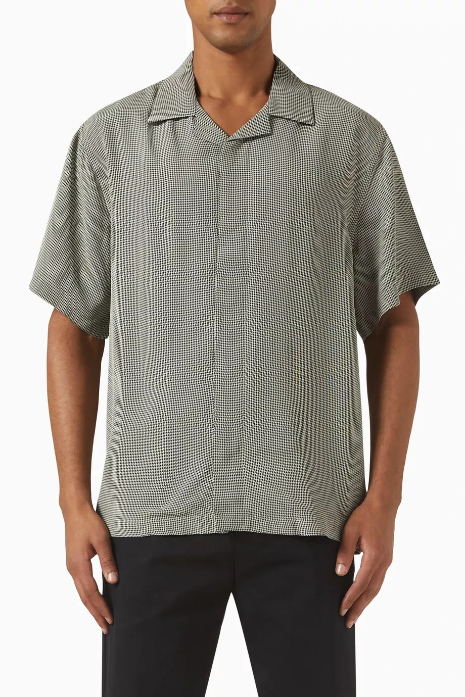 Saturdays NYC York Mini Houndstooth Shirt Size M New Without Tags – Multicolor
