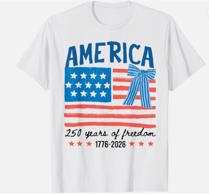 250 Years America 250th Anniversary USA Patriotic 4th July T-Shirt
