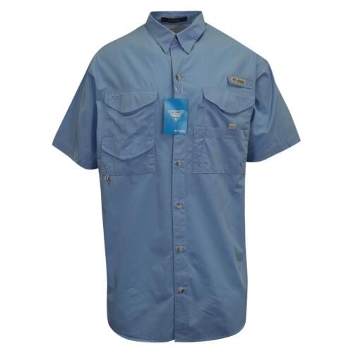 Columbia Men’s Woven Shirt PFG Bonehead Short Sleeve Fishing Shirt