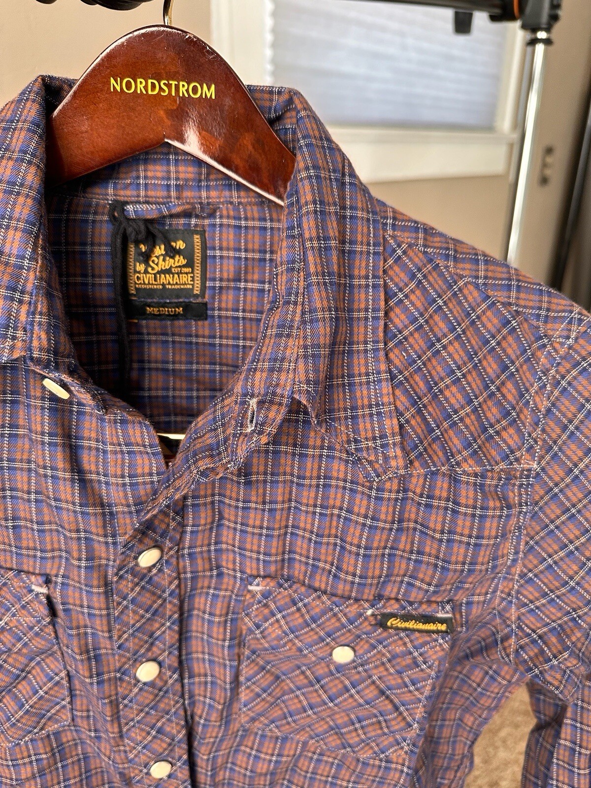 Made In USA NEW SHIRT Civilianaire Button Up $149 NEW