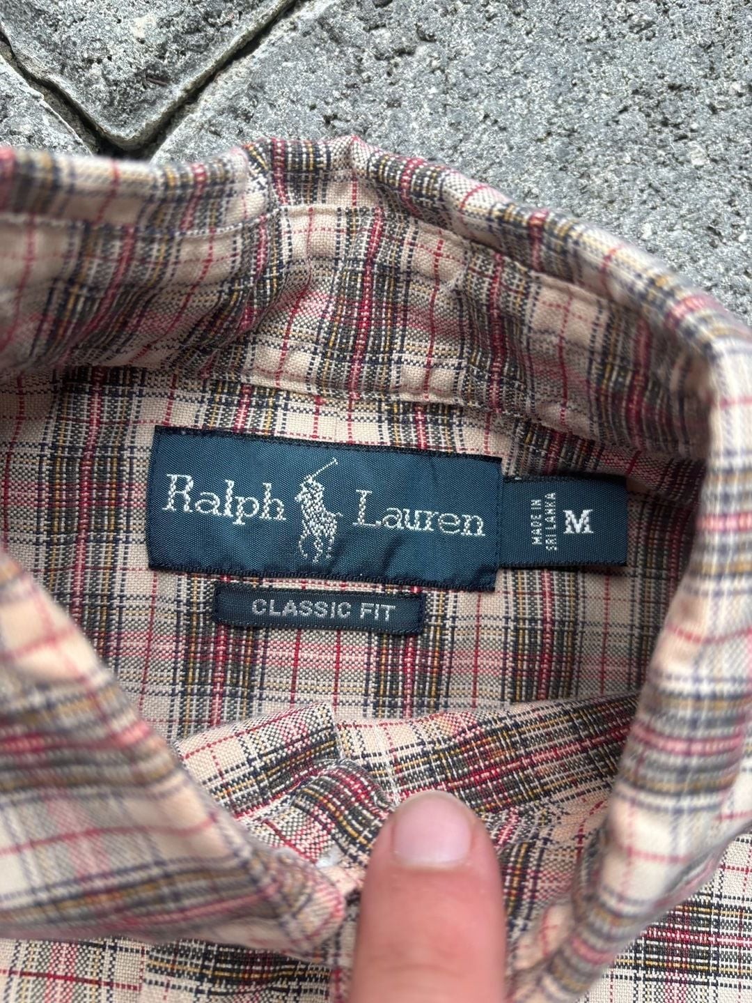 Ralph Lauren Classic Fit Long Sleeve Plaid Button-Down Shirt