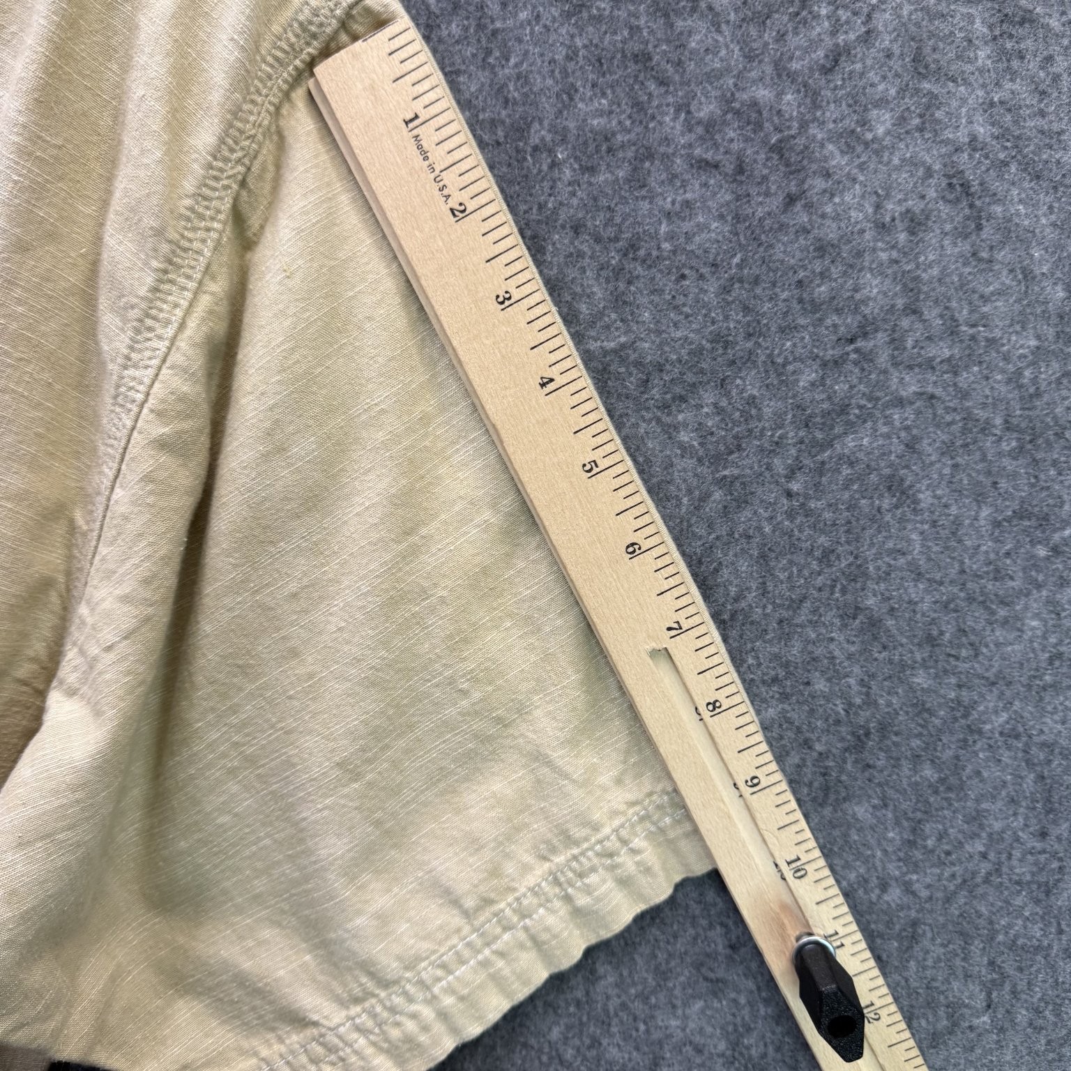 Walls Men’s Casual Button-Down Shirt Beige XL Cotton Machine Washable