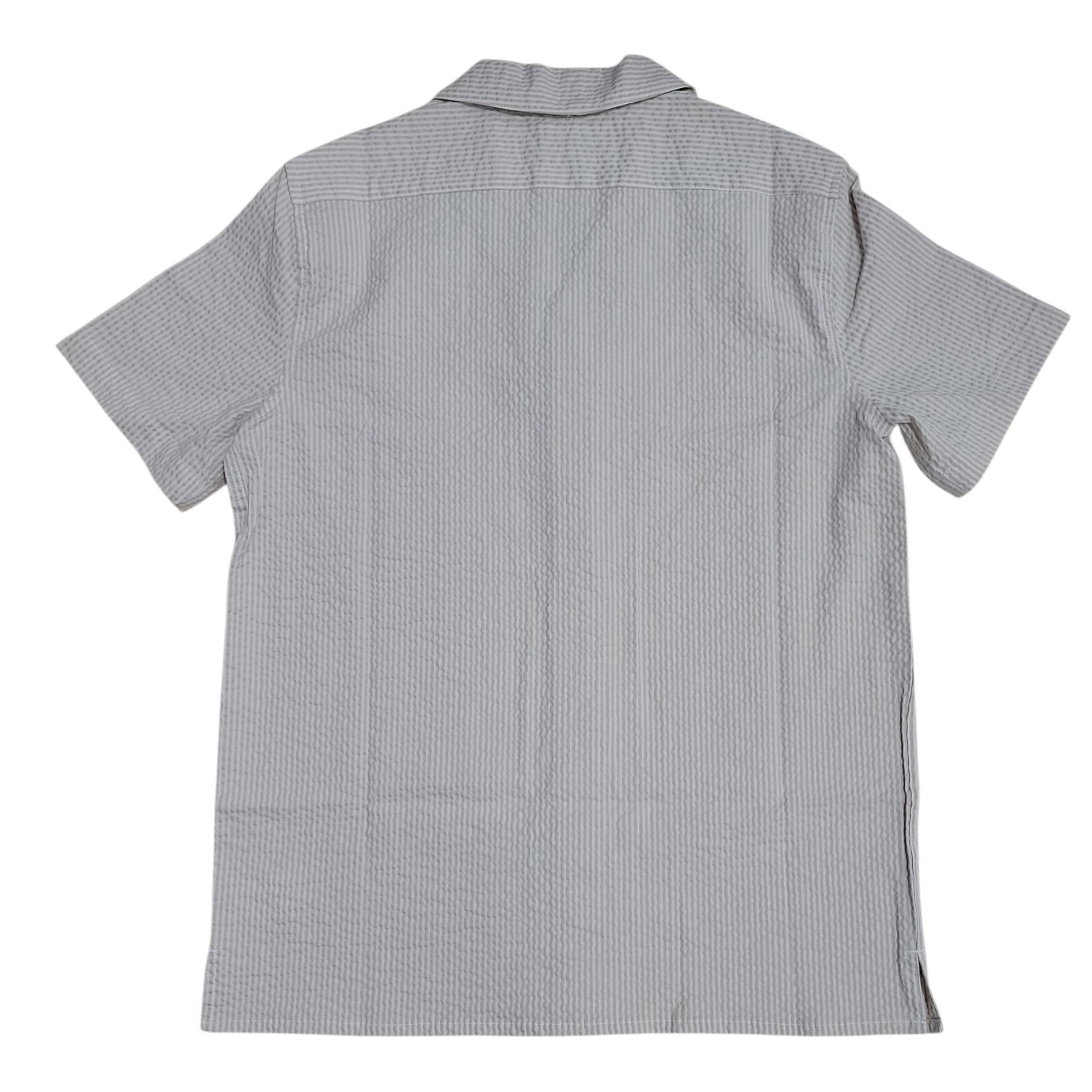 Express Men’s Button Up Relaxed Fit Soft Cotton Seersucker Shirt