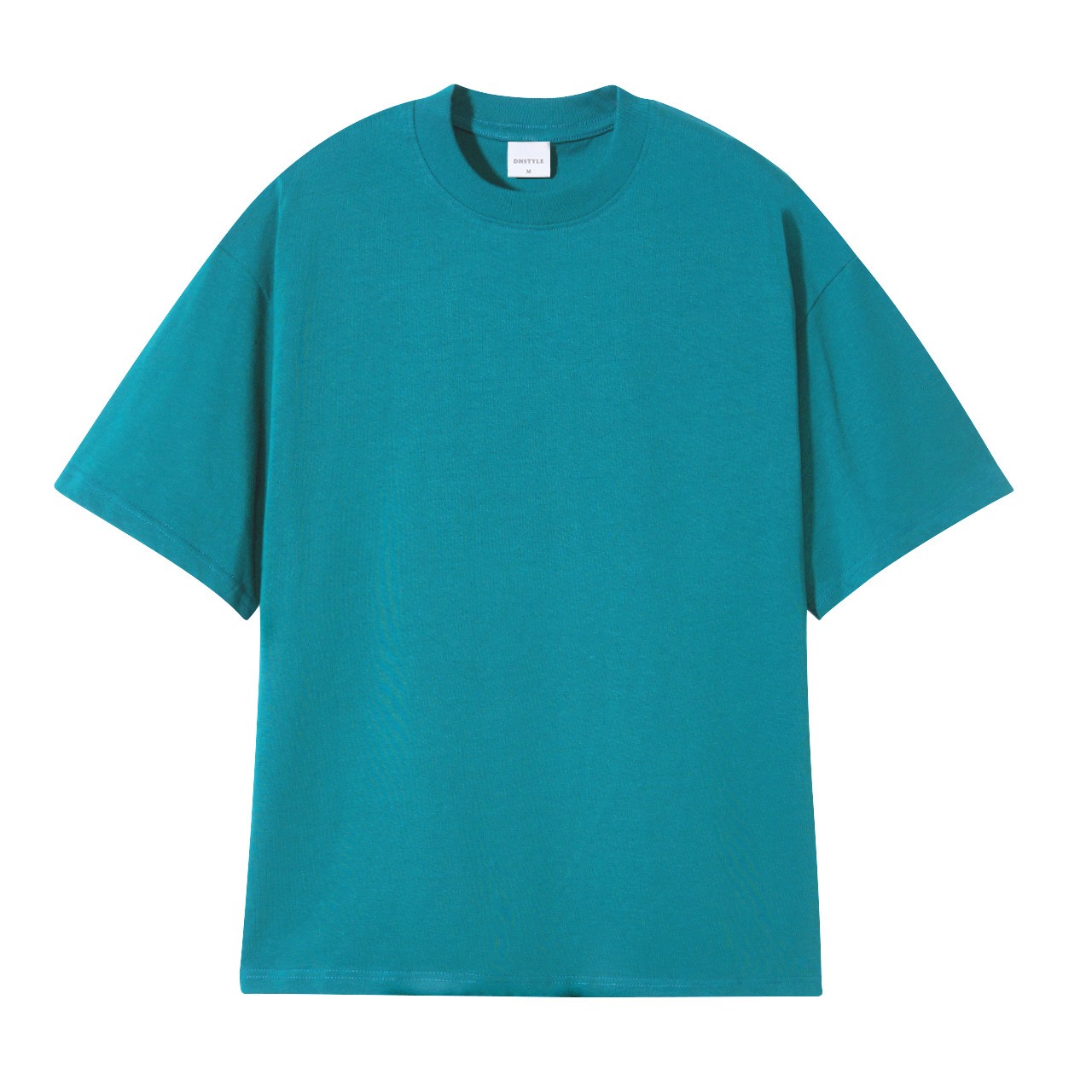 Japanese Loose Solid Cotton Drop Shoulder Street Tee