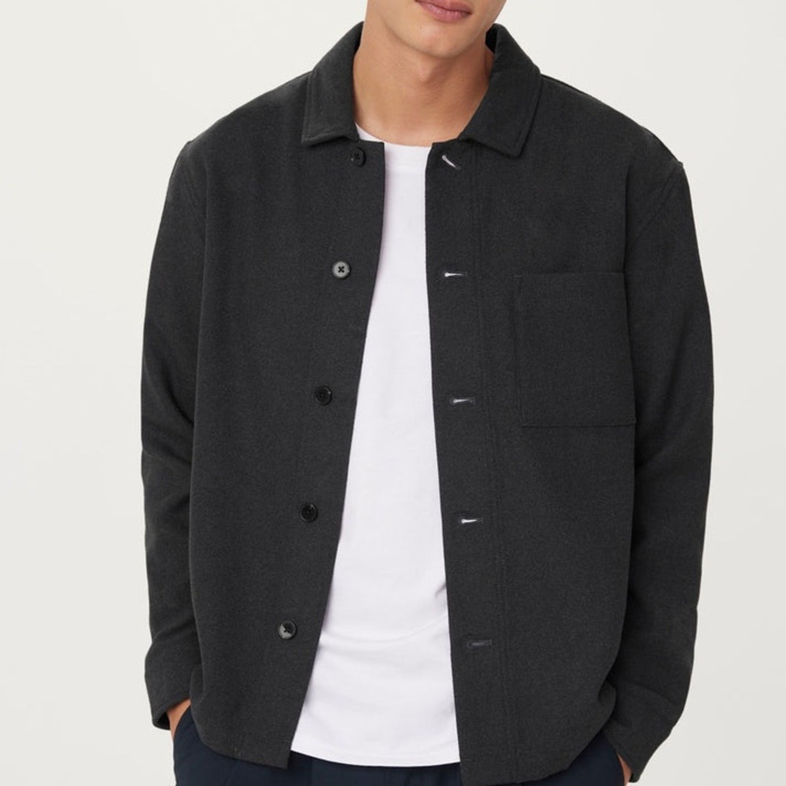 Frank and Oak wool blend over shirt/Shacket. Men’s XL (oversized) NWT-never worn