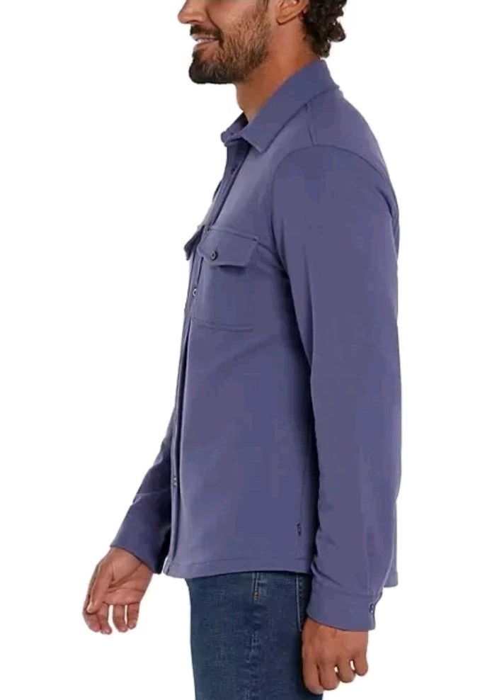 Gap Men’s Long Sleeve Knit Button Down, Blue – NWT Size M